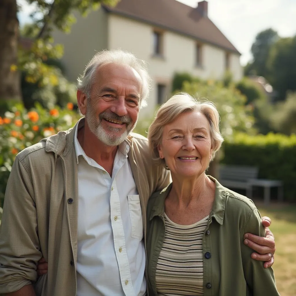 Photo de Marie et Jean Leroy